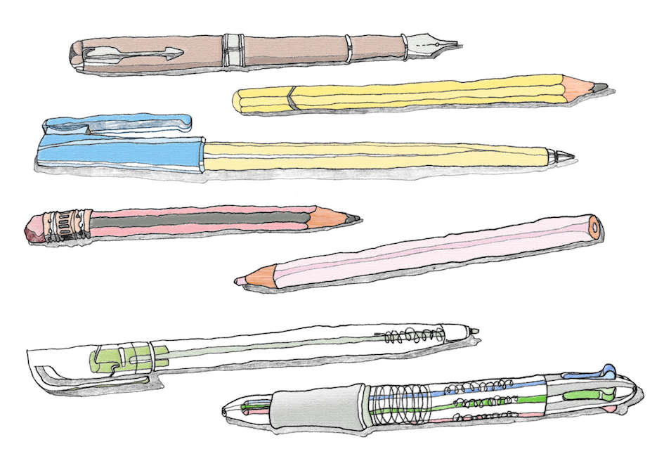 pen pencil drawing illustration